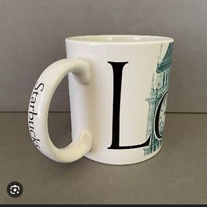 STARBUCKS LONDON CITY OVERSIZED MUG COLLECTORS SERIES 2002 DISCONTINUED ENGLAND
